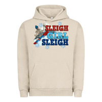 Pigment French Oak winter sleigh girl sleigh Urban Hoodie - NancyCooperArtShop