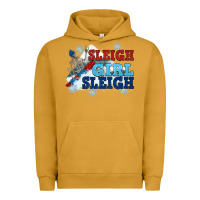 Pigment Peanut Butter winter sleigh girl sleigh Urban Hoodie - NancyCooperArtShop