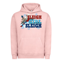 Pigment Salmon winter sleigh girl sleigh Urban Hoodie - NancyCooperArtShop