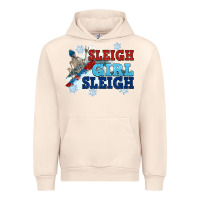 Sandshell winter sleigh girl sleigh Urban Hoodie - NancyCooperArtShop