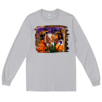 Moon Dust longhorn cow halloween Long Sleeve Tee - RanaPortraitStore
