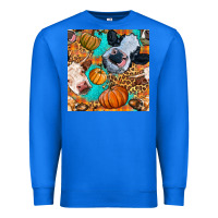 True Royal autumn cows seamless pattern Premium Sweatshirt - BundleAndBundleShop