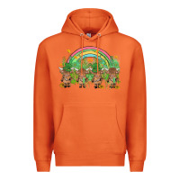 Carrot st patrick's day baby highland cow Premium Hoodie - MaliasSmallBusiness