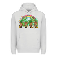 Dove Grey st patrick's day baby highland cow Premium Hoodie - MaliasSmallBusiness