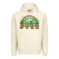 Sandshell st patrick's day baby highland cow Premium Hoodie - MaliasSmallBusiness