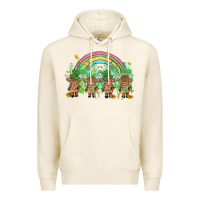 Tofu st patrick's day baby highland cow Premium Hoodie - MaliasSmallBusiness
