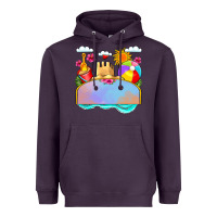Plum custom name summer beach toys Heavyweight Hoodie - JahusDesignShop