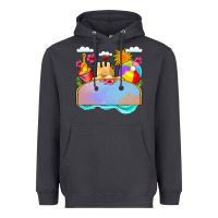Custom Name Summer Beach Toys Heavyweight Hoodie | Teevron