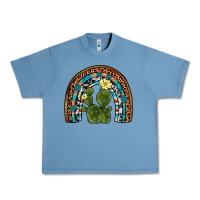 Pebble Blue cactus gemstone rainbow Urban Heavy Tee - Artiststas