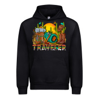Black western traveler cowboy Urban Hoodie - NancyCooperArtShop