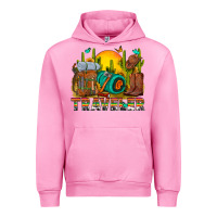 Fuchsia Pink western traveler cowboy Urban Hoodie - NancyCooperArtShop
