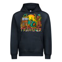 Navy western traveler cowboy Urban Hoodie - NancyCooperArtShop