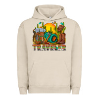 Pigment French Oak western traveler cowboy Urban Hoodie - NancyCooperArtShop