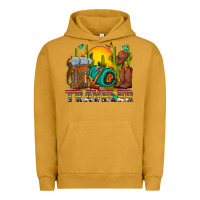 Pigment Peanut Butter western traveler cowboy Urban Hoodie - NancyCooperArtShop