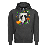 Charcoal Heather My Cat Is My Boo Zipper Hoodie - texasbilliewilder