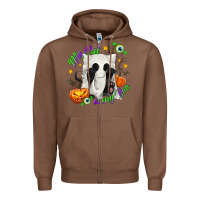 Chestnut My Cat Is My Boo Zipper Hoodie - texasbilliewilder