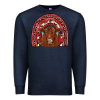 Navy valentines red angus rainbow Premium Sweatshirt - JahusDesignShop
