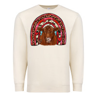 Sandshell valentines red angus rainbow Premium Sweatshirt - JahusDesignShop