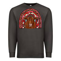 Smoke valentines red angus rainbow Premium Sweatshirt - JahusDesignShop