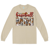 Mushroom baseball mini with leopard Long Sleeve Tee - texasbilliewilder