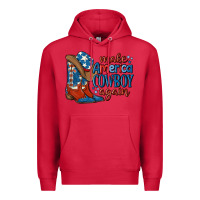 Cardinal make america cowboy again Premium Hoodie - MaliasSmallBusiness
