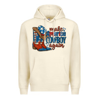 Sandshell make america cowboy again Premium Hoodie - MaliasSmallBusiness