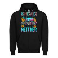 Black remember when i asked for your opinion Zipper Hoodie - Zillion Design Studio