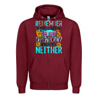 Burgundy remember when i asked for your opinion Zipper Hoodie - Zillion Design Studio