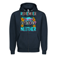 Navy remember when i asked for your opinion Zipper Hoodie - Zillion Design Studio