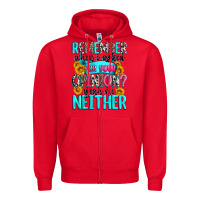 Red remember when i asked for your opinion Zipper Hoodie - Zillion Design Studio