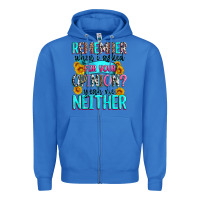 True Royal remember when i asked for your opinion Zipper Hoodie - Zillion Design Studio