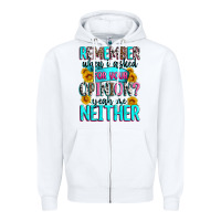 White remember when i asked for your opinion Zipper Hoodie - Zillion Design Studio