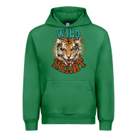 Emerald wild heart tiger college western Urban Hoodie - NancyCooperArtShop