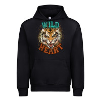Foreset Green wild heart tiger college western Urban Hoodie - NancyCooperArtShop