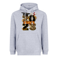 Heather Grey gold senıor 2023 Heavyweight Hoodie - AdoDesignShop