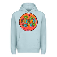 Blue Mist puerto rico coasters Premium Hoodie - AdoDesignShop
