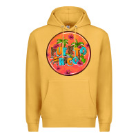 Mustard puerto rico coasters Premium Hoodie - AdoDesignShop