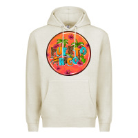 Oatmeal Heather puerto rico coasters Premium Hoodie - AdoDesignShop