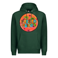 Sports Green puerto rico coasters Premium Hoodie - AdoDesignShop