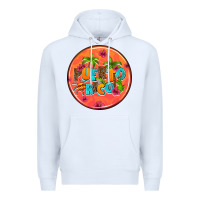 White puerto rico coasters Premium Hoodie - AdoDesignShop