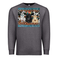 Charcoal Heather black angus Simmental charolais Premium Sweatshirt - JahusDesignShop