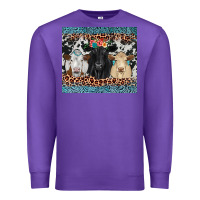 Purple black angus Simmental charolais Premium Sweatshirt - JahusDesignShop