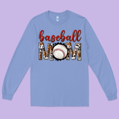 Long Sleeve Tee baseball mom