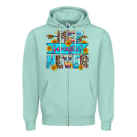 Seafoam me sarcastic never Zipper Hoodie - Zillion Design Studio
