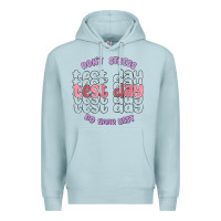 Blue Mist dont stress test day do your best Premium Hoodie - MaliasSmallBusiness