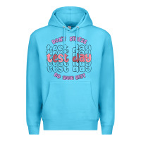 Ocean Blue dont stress test day do your best Premium Hoodie - MaliasSmallBusiness