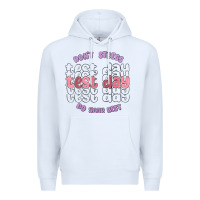 White dont stress test day do your best Premium Hoodie - MaliasSmallBusiness