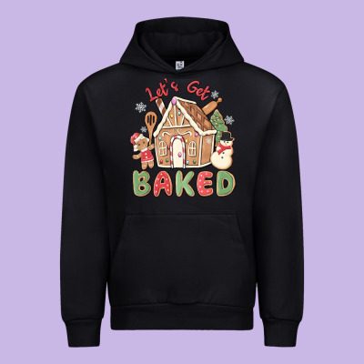 Let's Get Baked Urban Hoodie Designed By Maliassmallbusiness