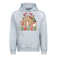 Heather Grey let's get baked Urban Hoodie - MaliasSmallBusiness