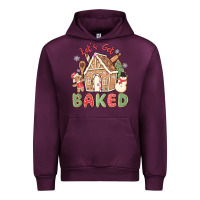 Mauve Wine let's get baked Urban Hoodie - MaliasSmallBusiness